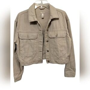 Universal Thread Light Tan Jean Jacket